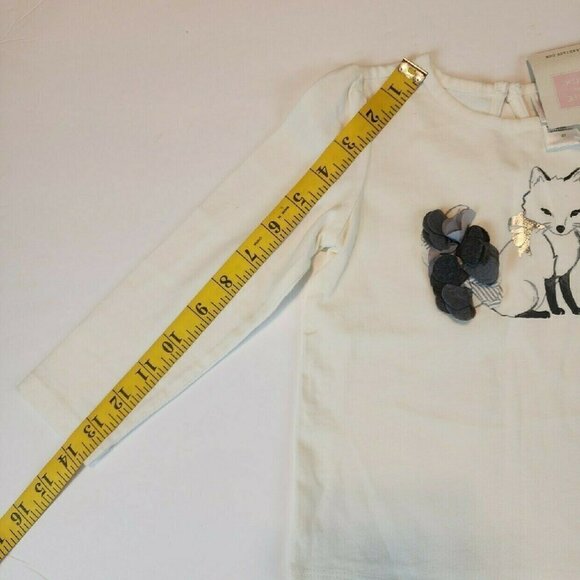 Janie And Jack 2T toddler girl Fox Shirt long sleeve new - Picture 10 of 10
